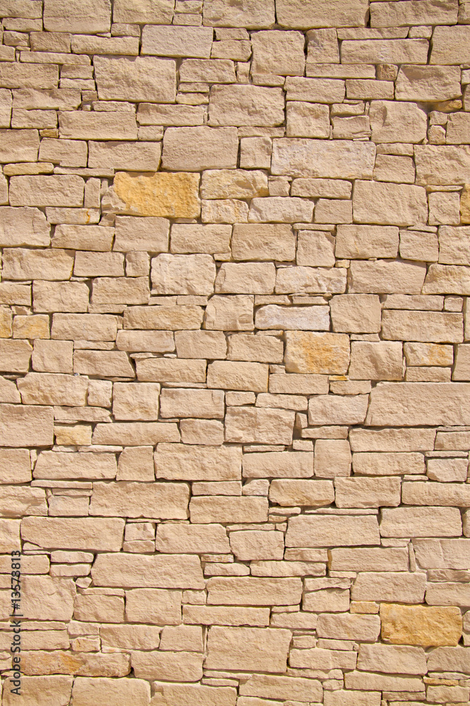 Fototapeta premium Provencal stone wall background
