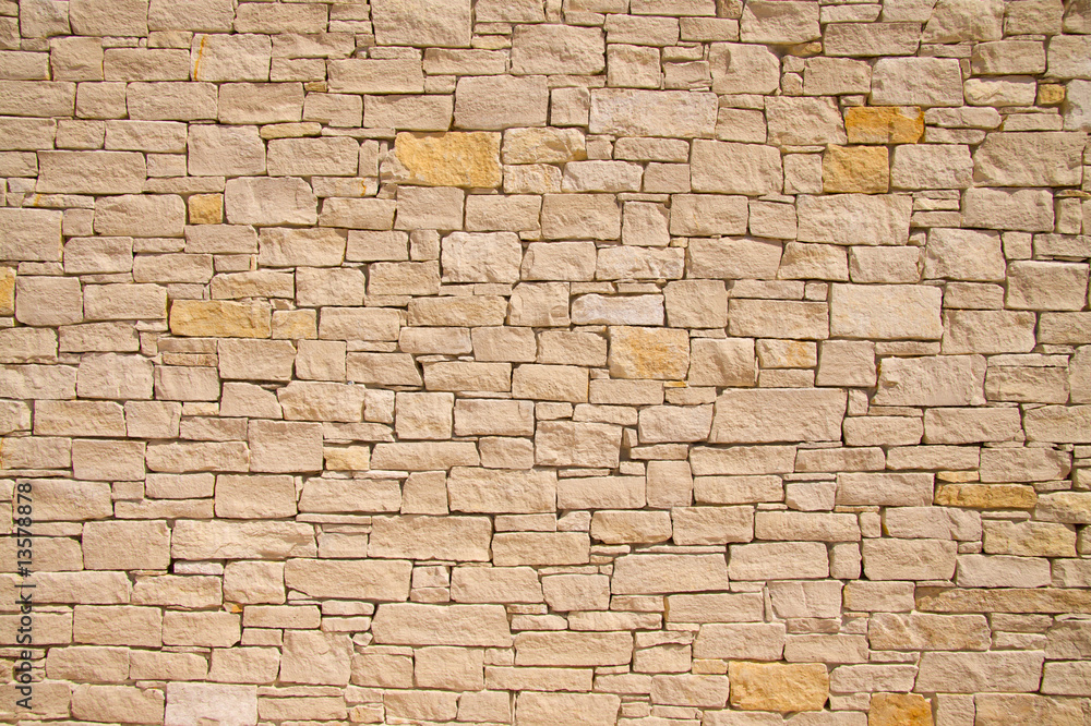 Fototapeta premium Provencal stone wall background