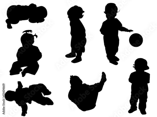 silhouettes - baby 2