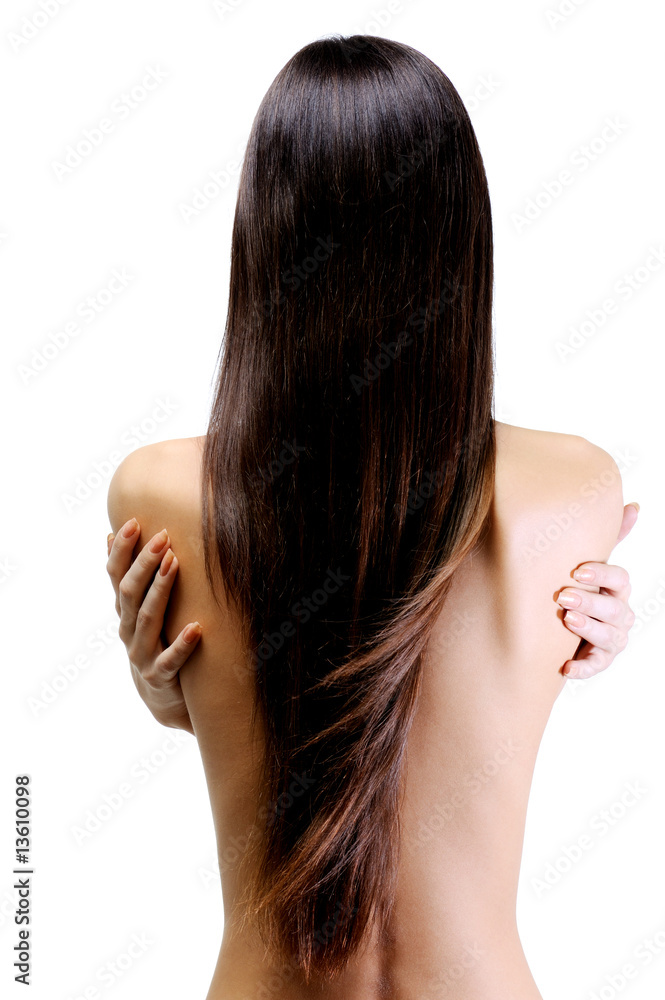Fototapeta premium beautiful long straight hair
