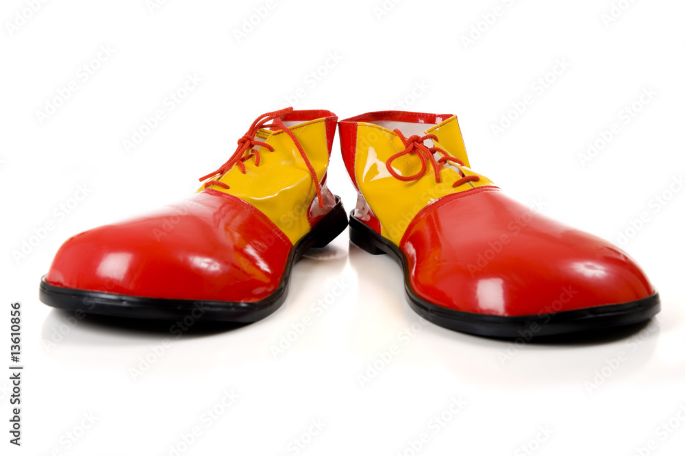 Clown Shoes on White Clown Shoes on White