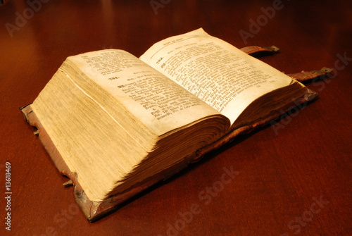 Old book: holy Bible