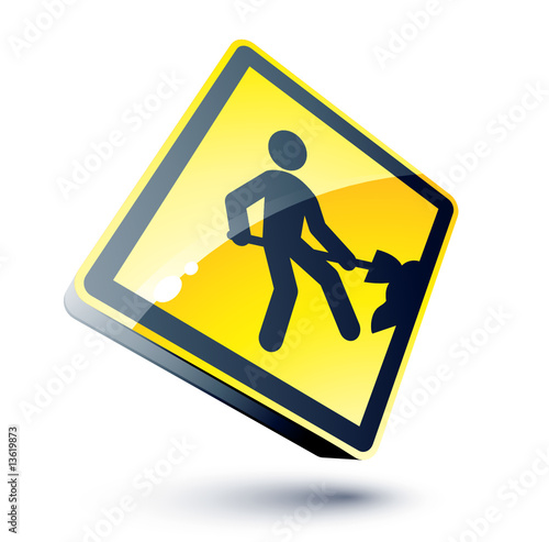 Panneau de chantier