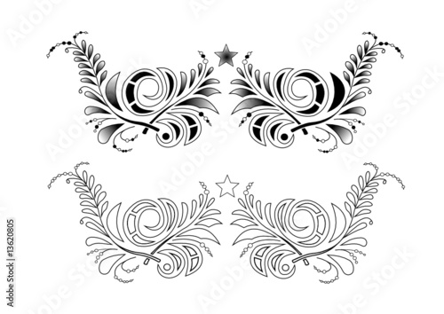 Ornamente,Sterne & Tribal