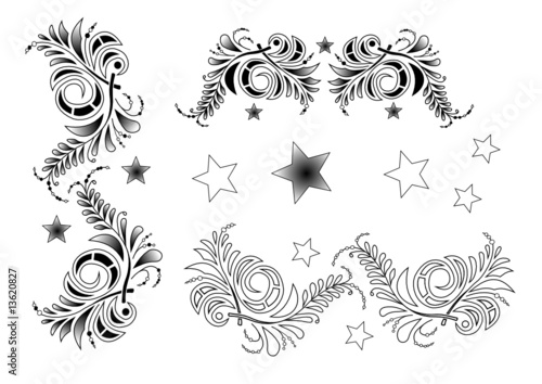 Ornamente,Tribal & Sterne