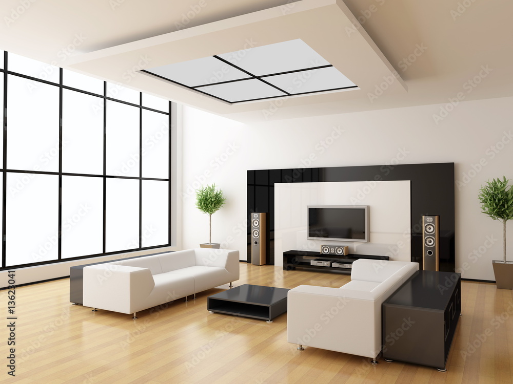 Modern interior of a room Modern interior of a room