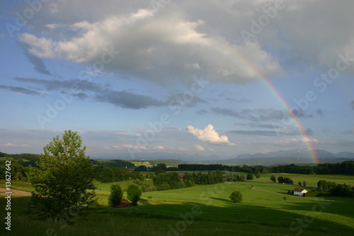 Regenbogen in Oberbayern