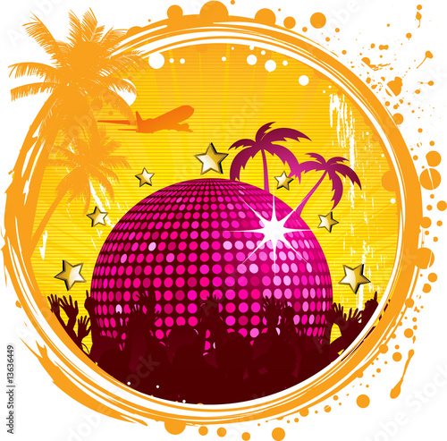 grunge tropical party