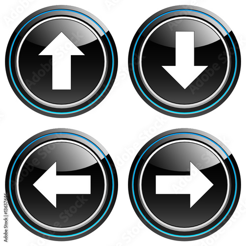 Richtungspfeile - Buttons