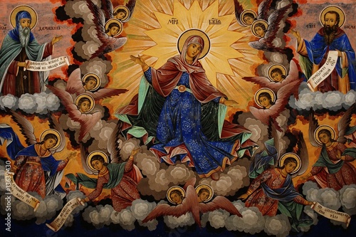 Obraz na plátně Ikone Kloster Rila / Icon Rila Monastery, Bulgaria