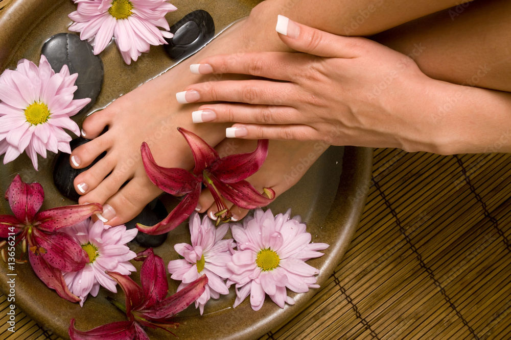 Fototapeta premium Manicure and pedicure