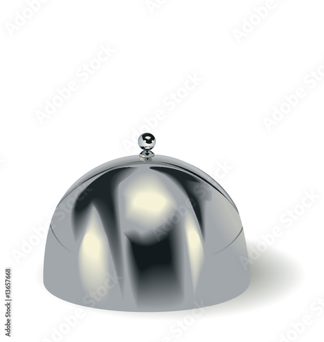 Cloche en argent - gastronomie - restaurant