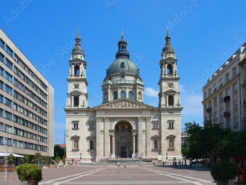 Fotobehang St. Stephen's Basilica in Budapest, Hungary