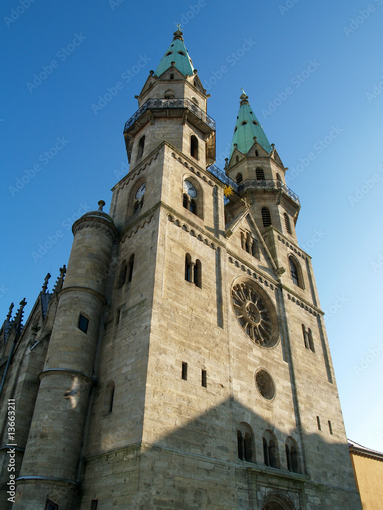 Stadtkirche Meiningen mit Treppentürmchen