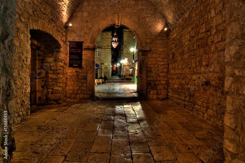 Historic entrance of korcula, croatia