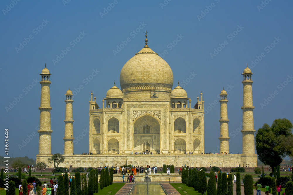Taj Mahal at Agra, India