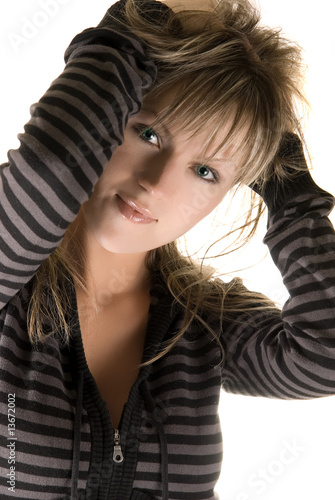 beautiful caucasian