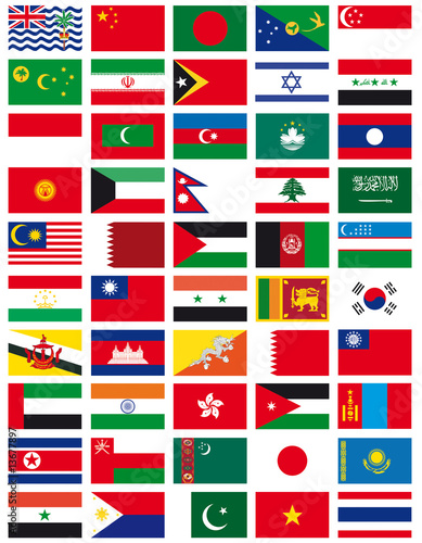 Free Download bandiere asiatiche - GFXLoad