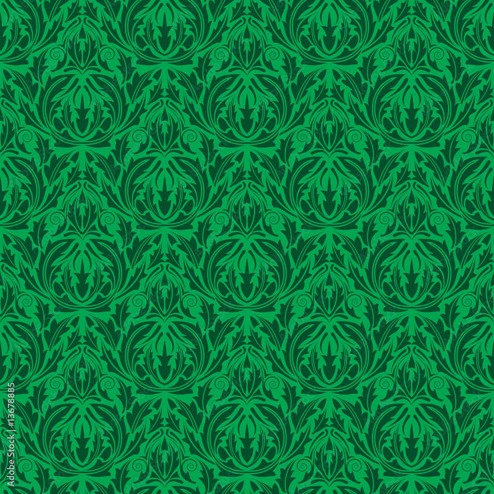 Green seamless wallpaper