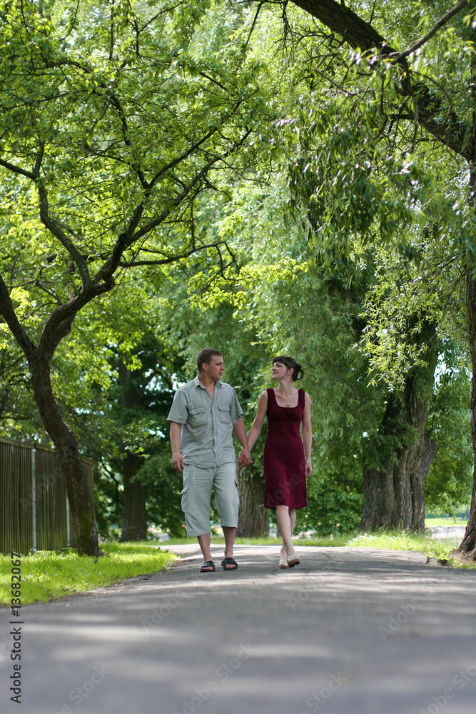 Fototapeta premium love in park