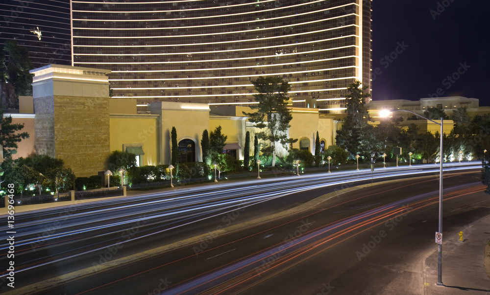 Obraz premium Las Vegas city traffic