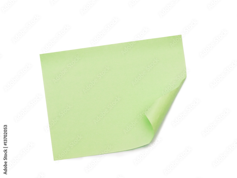 Green sticker Green sticker