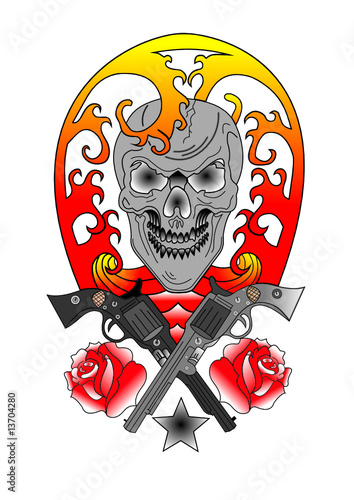 Totenkopftattoo