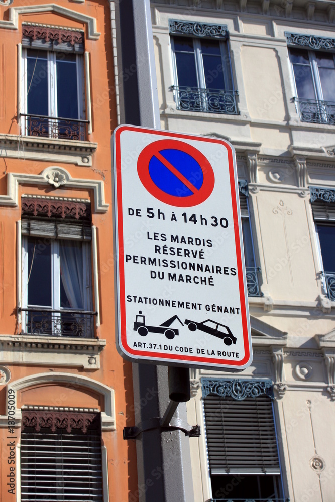 Naklejka premium jours de marché