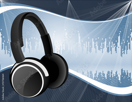 Earphone background