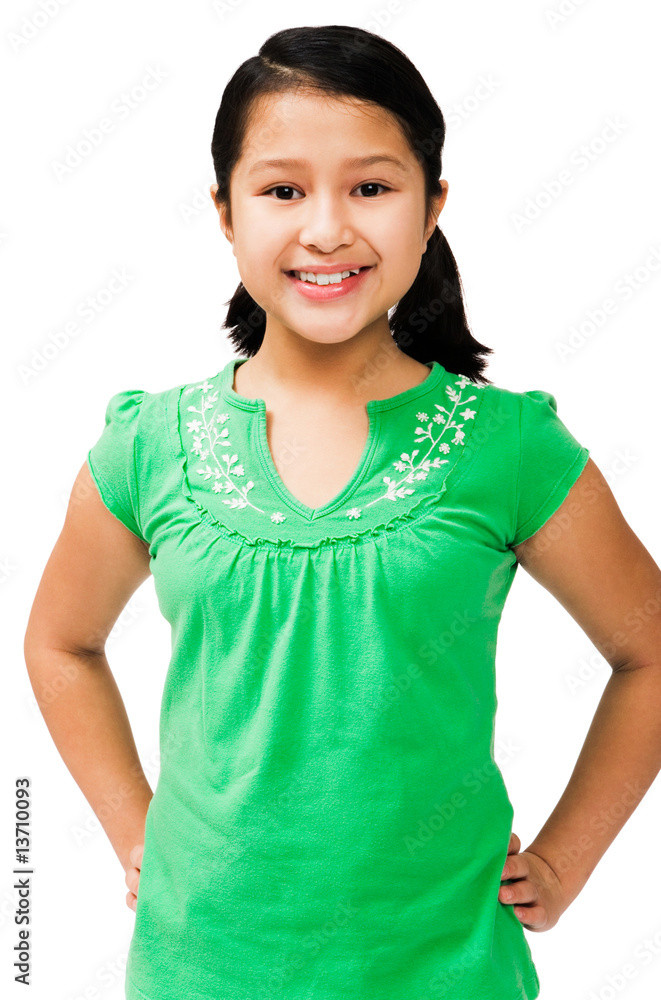 Happy girl posing Happy girl posing