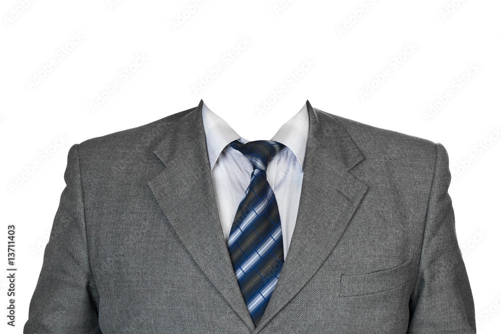 Gray suit