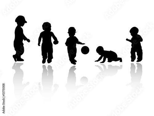silhouettes - children 2