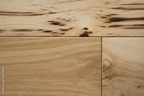 Character Grade Hickory Flooring Close Up