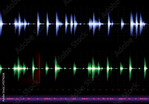 Sound wave pattern (easily editable file)