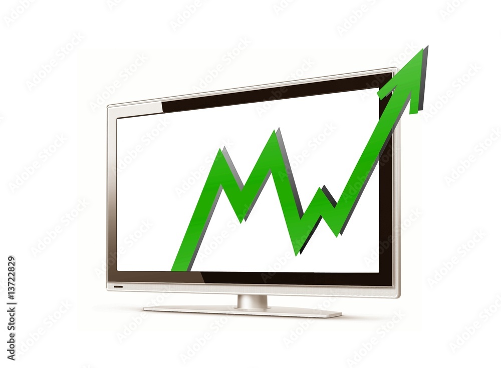 Green arrow chart