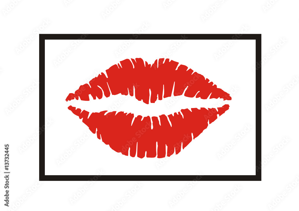 Fototapeta premium Rote Lippen