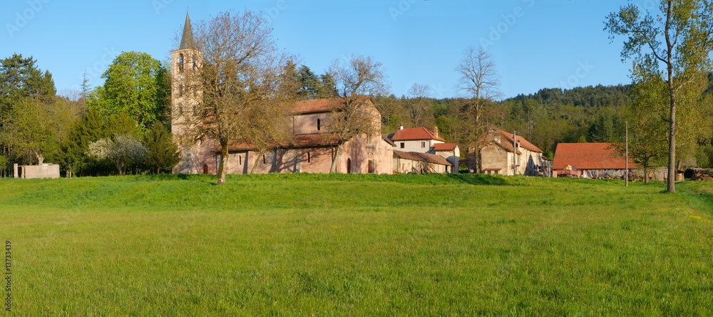 Obraz premium Tiglieto Abbey, 1120 Ad built monastic complex
