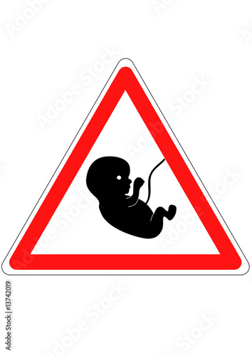Valokuvatapetti Attention foetus