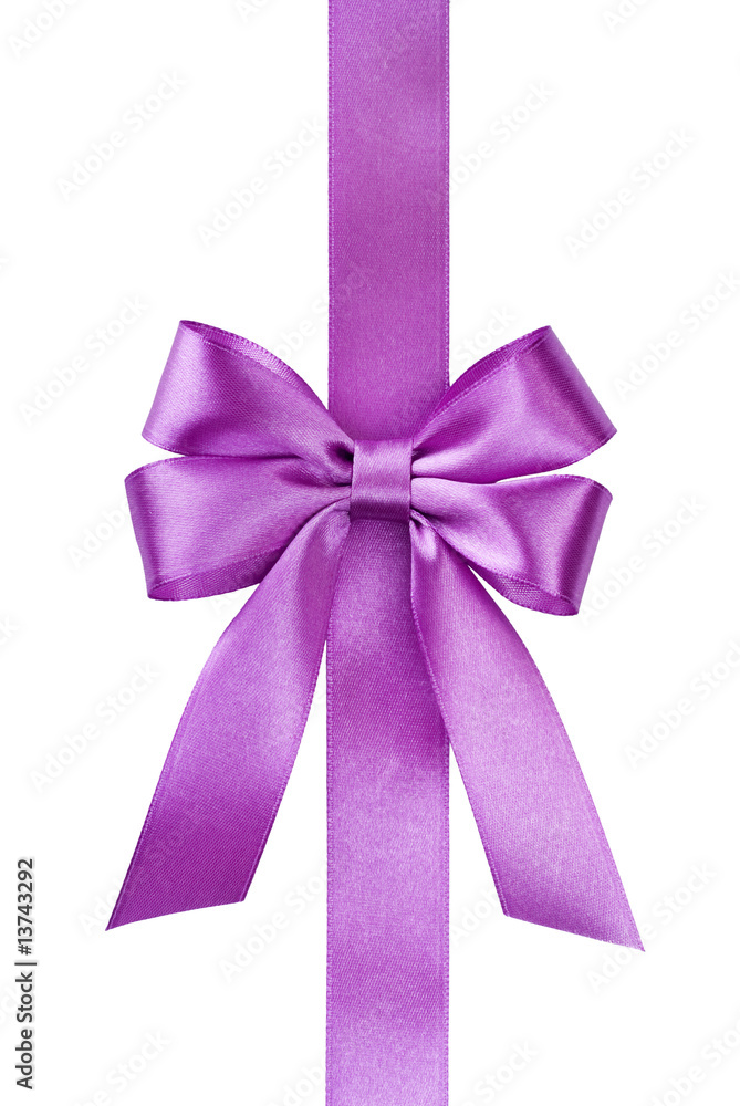 pink gift satin ribbon bow on white background pink gift satin ribbon bow on white background