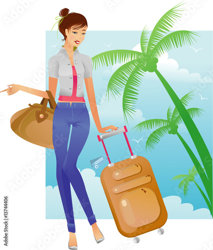 pretty traveller