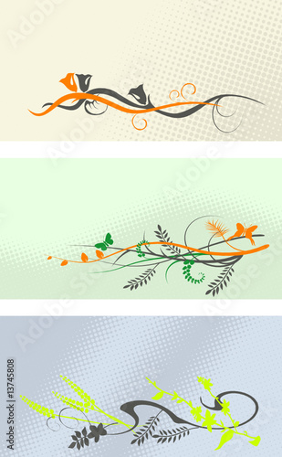 spring - banner set