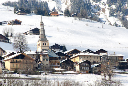 village de montagne photo