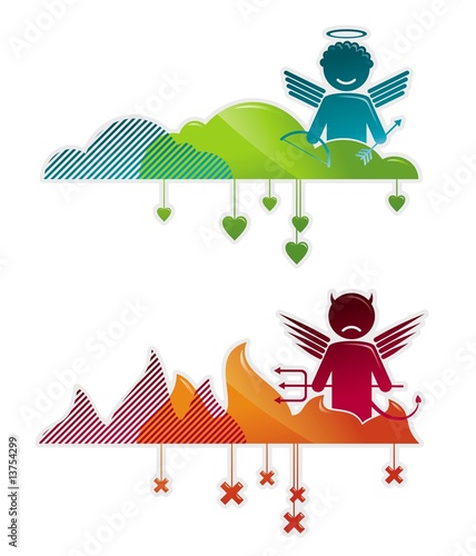 Angel & devil
