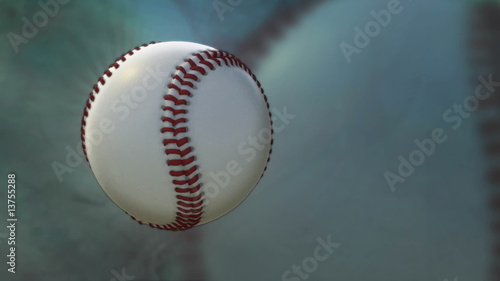 Spinning baseball background