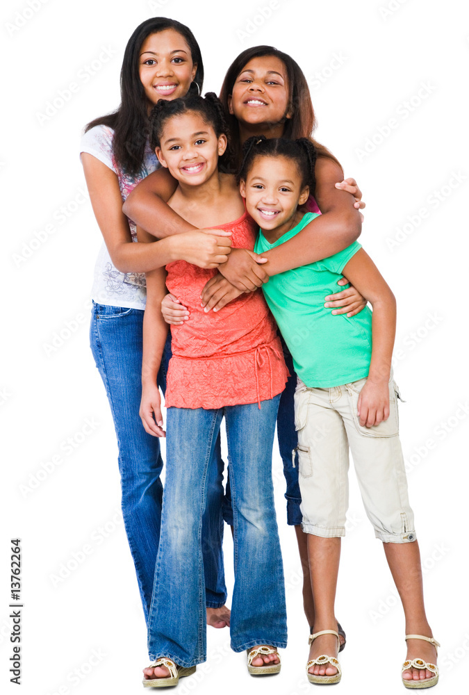 Four friends standing