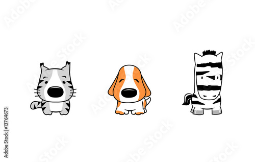 LITTLE ZOO, LYNX, BEAGLE AND ZEBRA