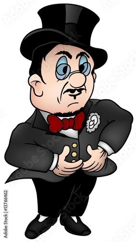 Director - colored cartoon ...