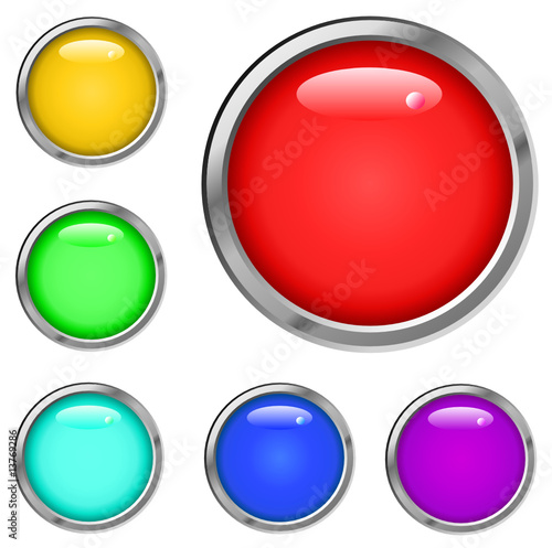 Button Set Vector