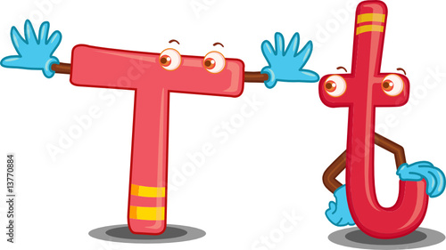 the letter T