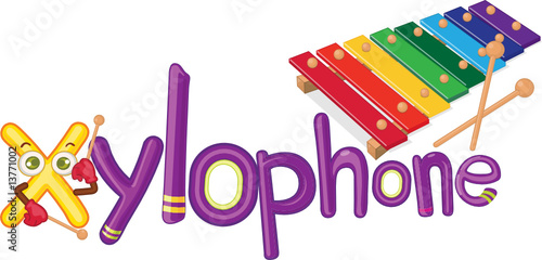 x for xylophone